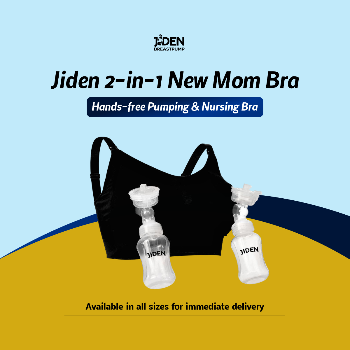IMG_4115 Jiden hands free pumping and nursing bra - Image 1