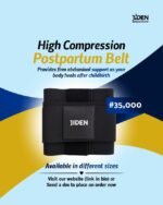 High compression postpartum belt